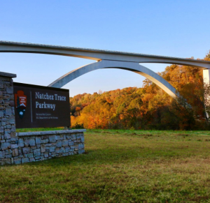 Natchez Trace Parkway in Fall